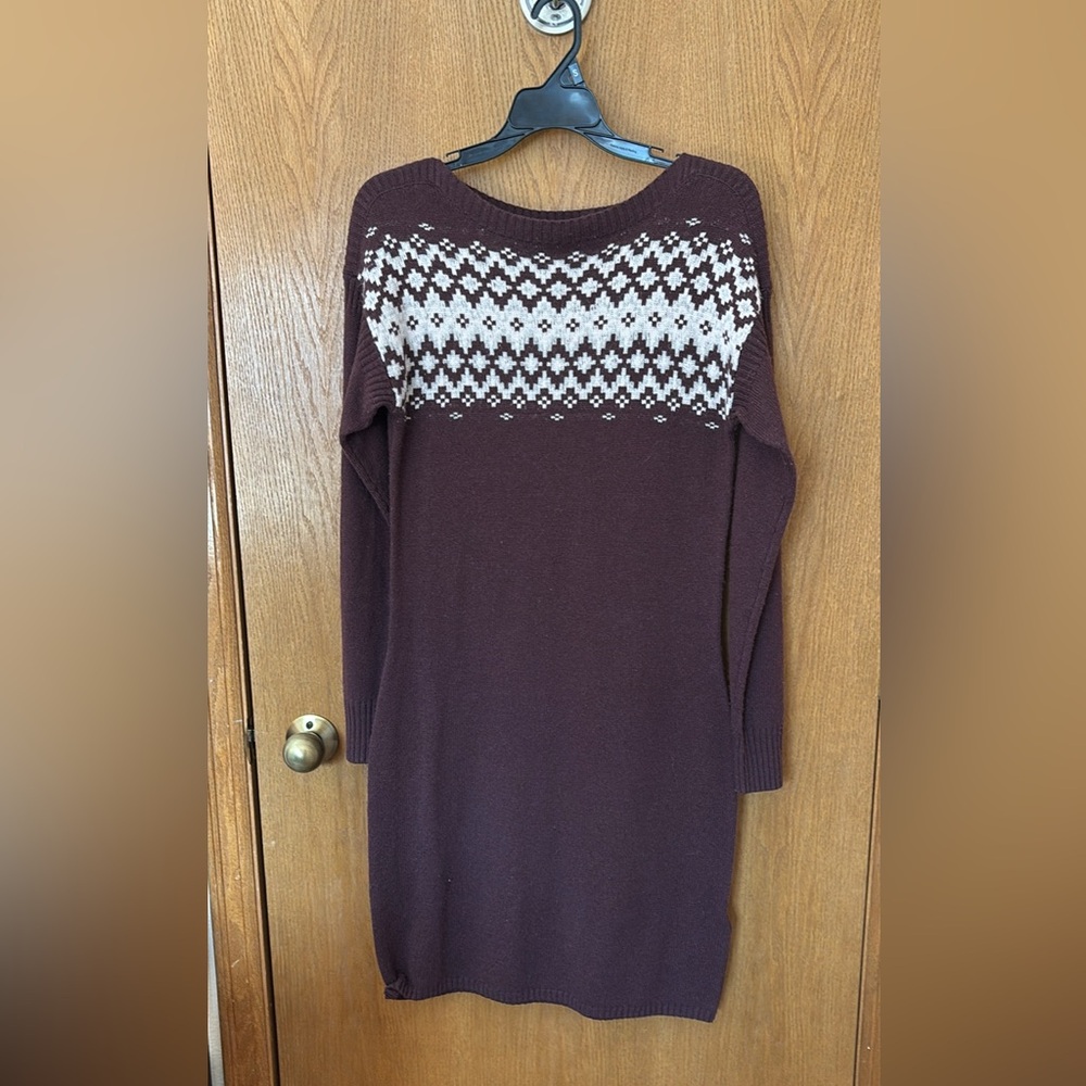 Sherpa Sweater Dress Size Small